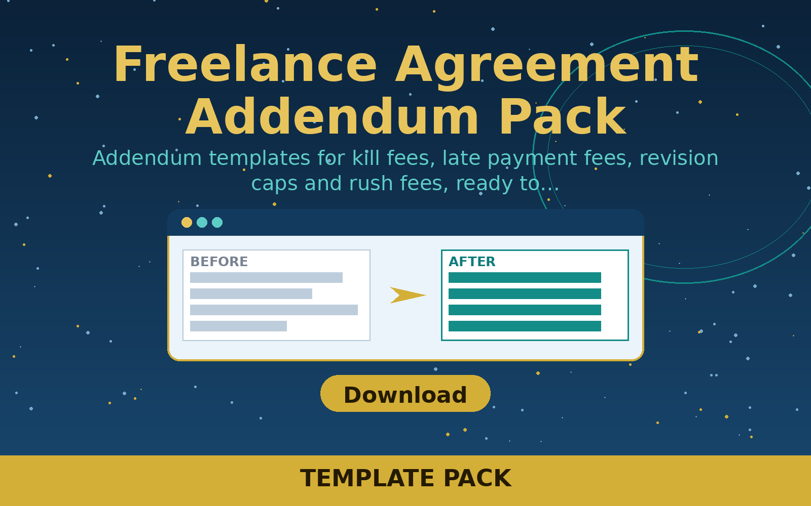 Free Freelance Agreement Addendum Pack (word)
