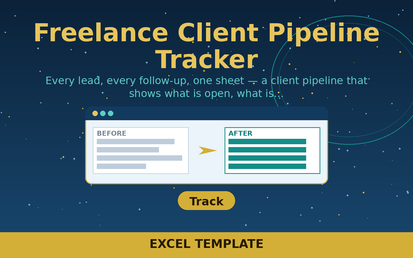 Free Freelance Client Pipeline Tracker (Excel)