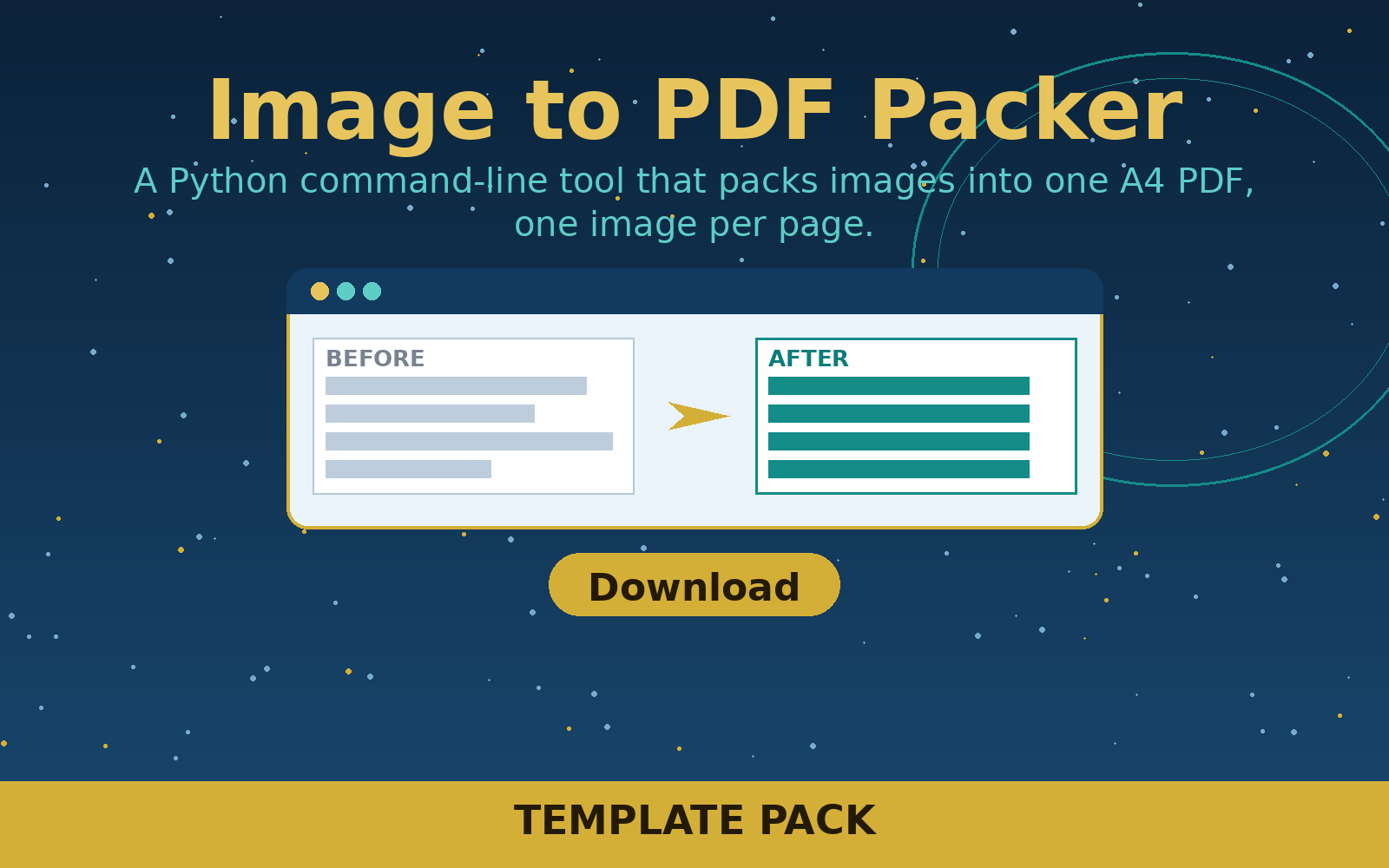 Free Image to PDF Packer (Python)