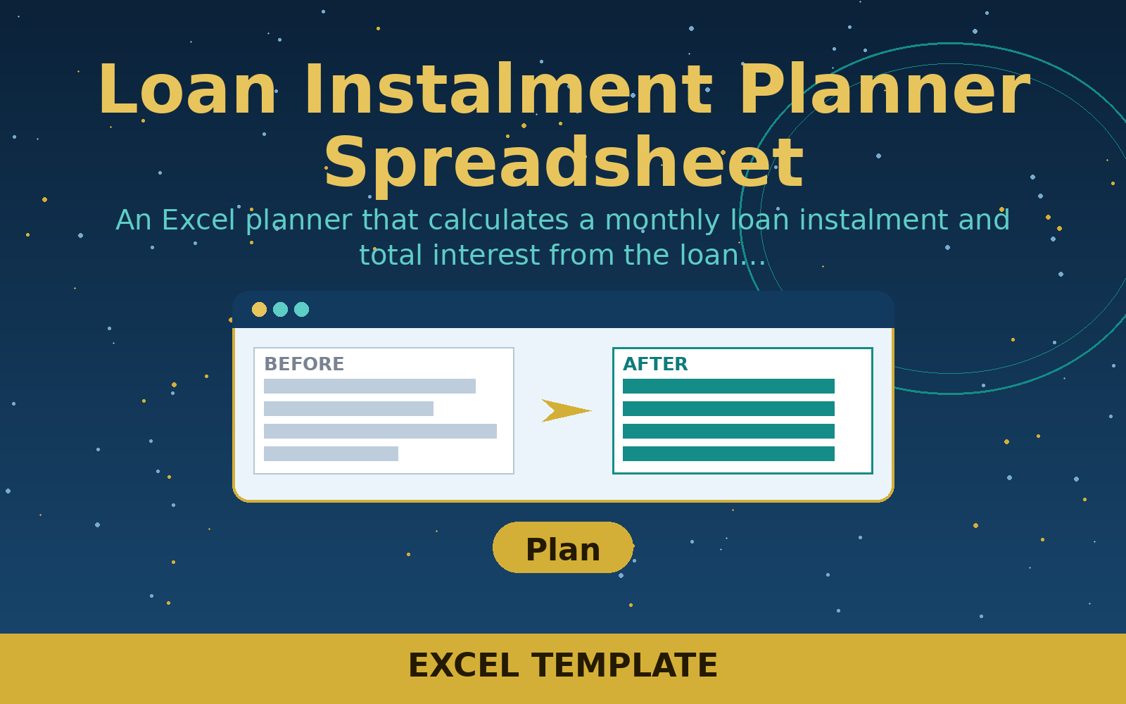 Free Loan Instalment Planner Spreadsheet (Excel)