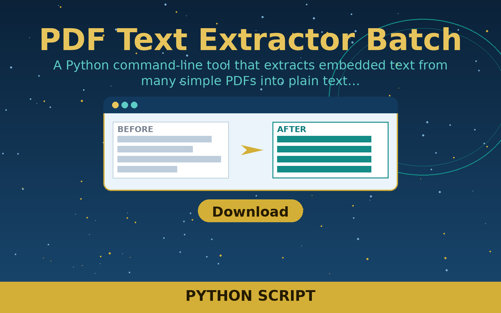 Free PDF Text Extractor Batch (Python)