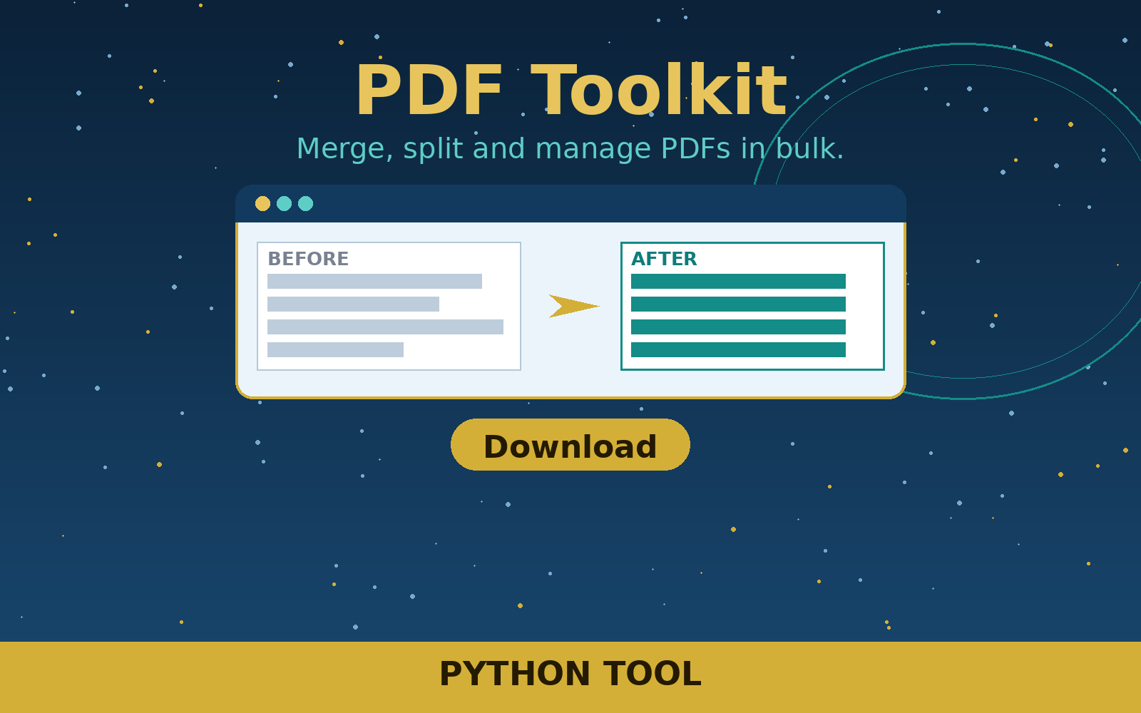 Free PDF Toolkit (Python Tool)