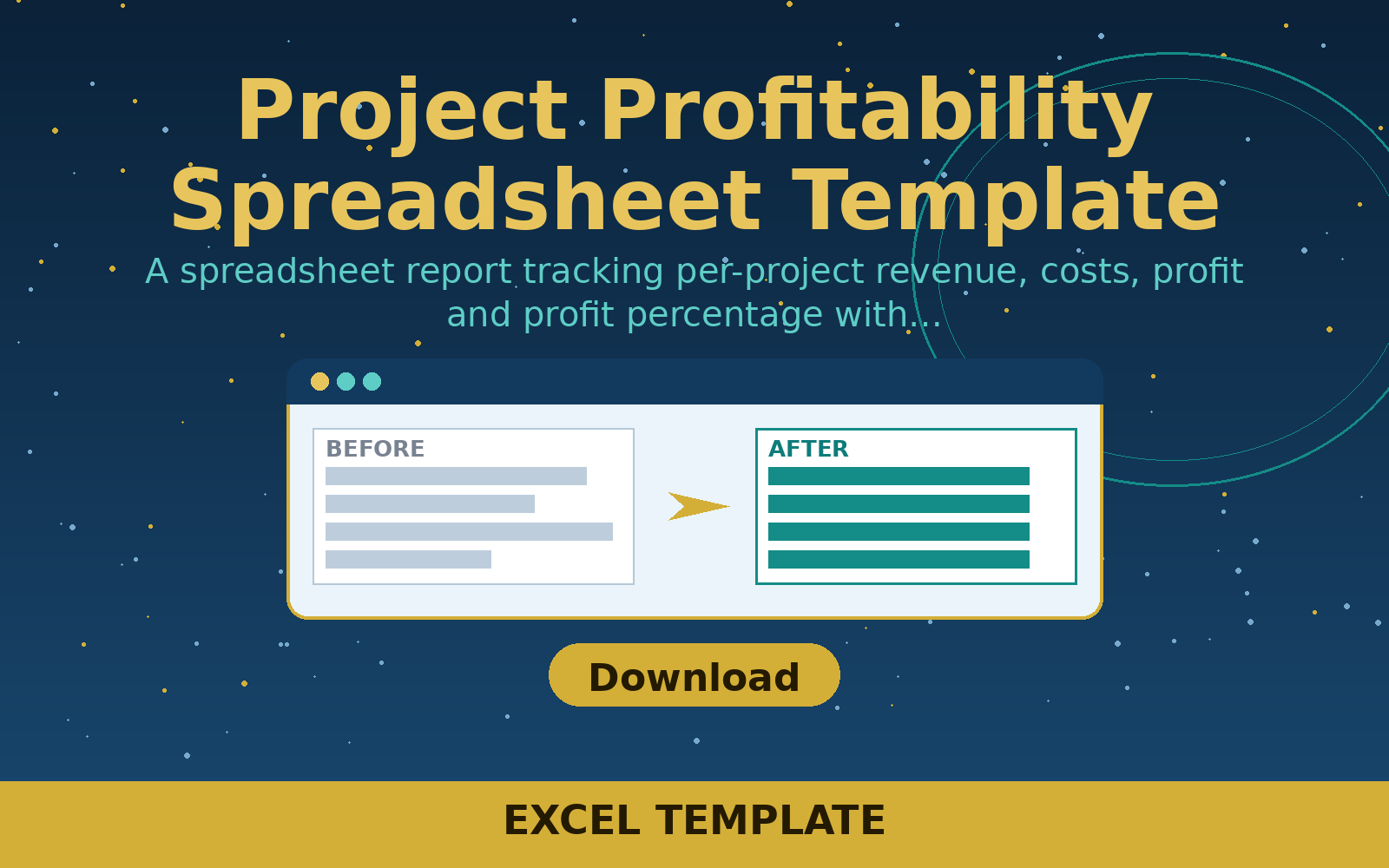 Free Project Profitability Spreadsheet Template (Excel)