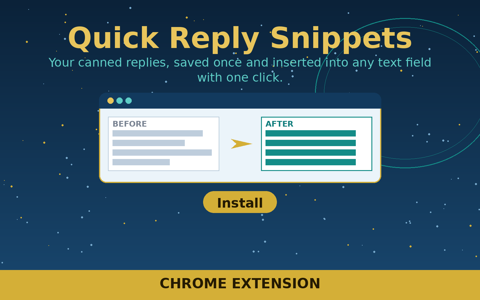 Free Quick Reply Snippets (Chrome Extension)