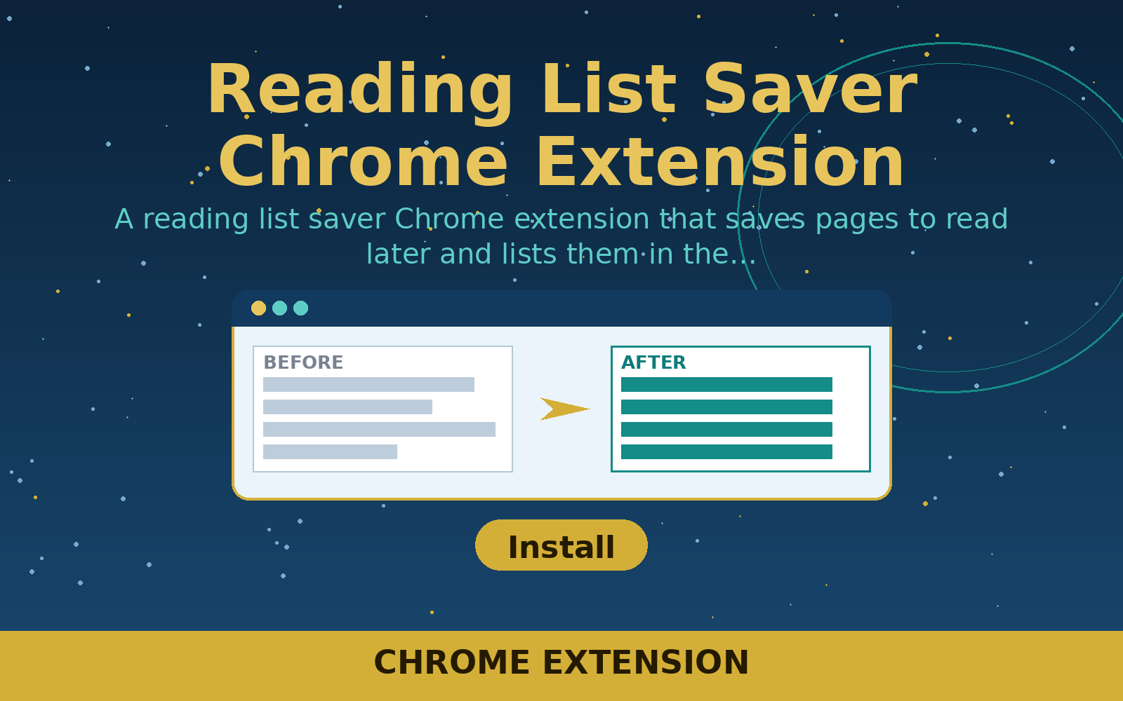 Free Reading List Saver Chrome Extension