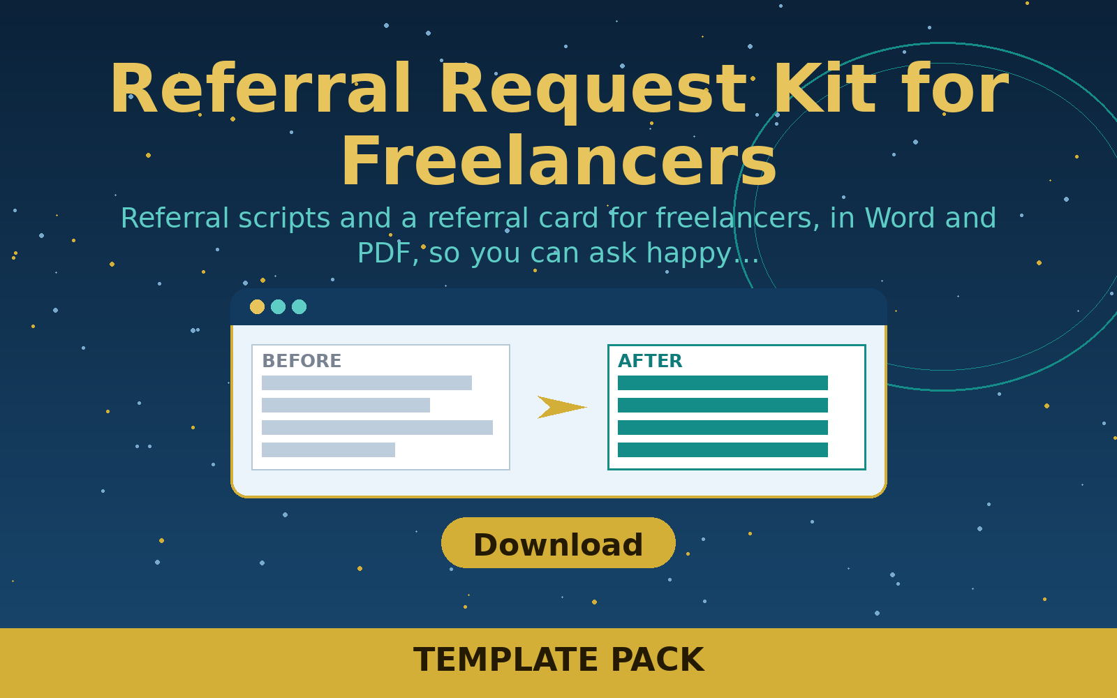 Free Referral Request Kit for Freelancers (word/Pdf)