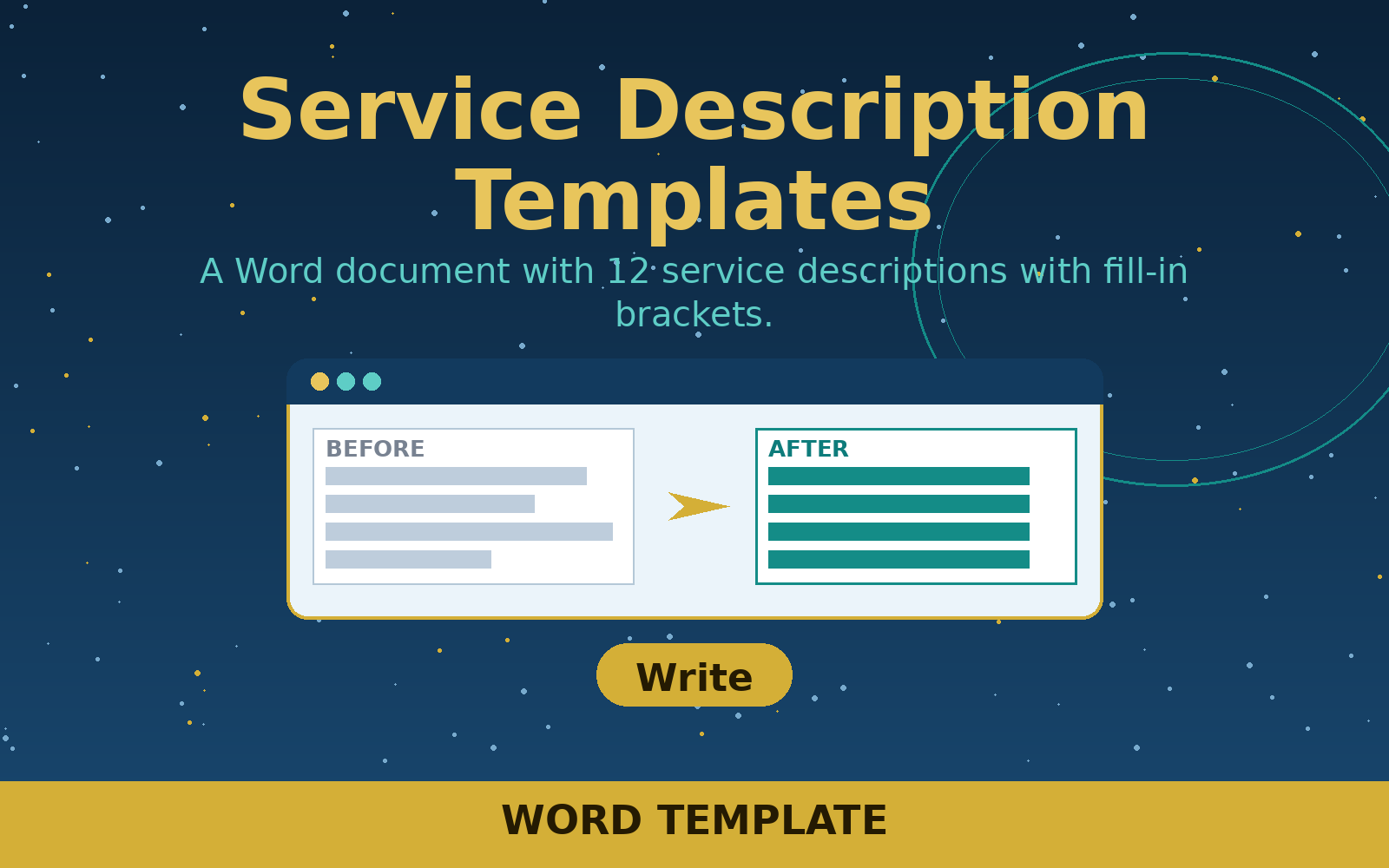 Free Service Description Templates (Word)