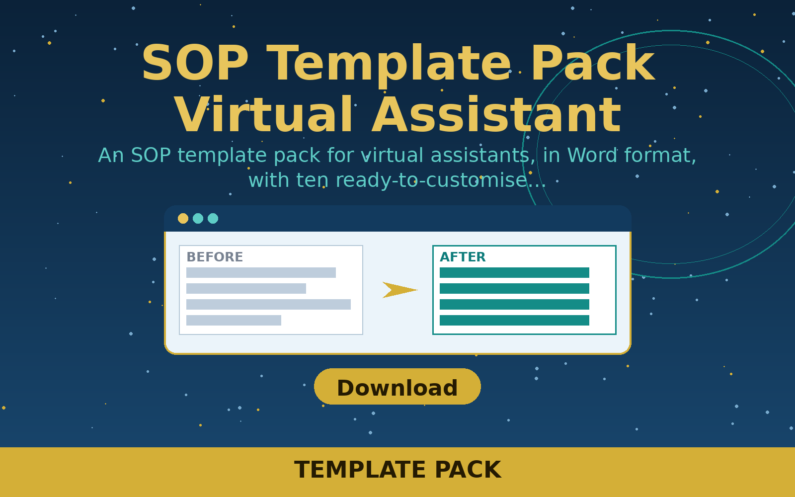 Free SOP Template Pack Virtual Assistant (Word)