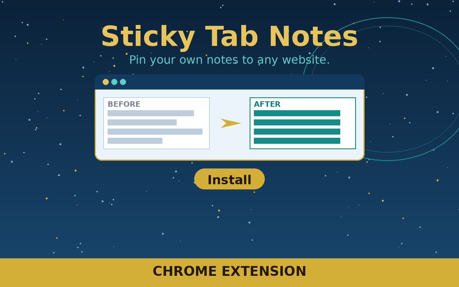 Free Sticky Tab Notes (Chrome Extension)