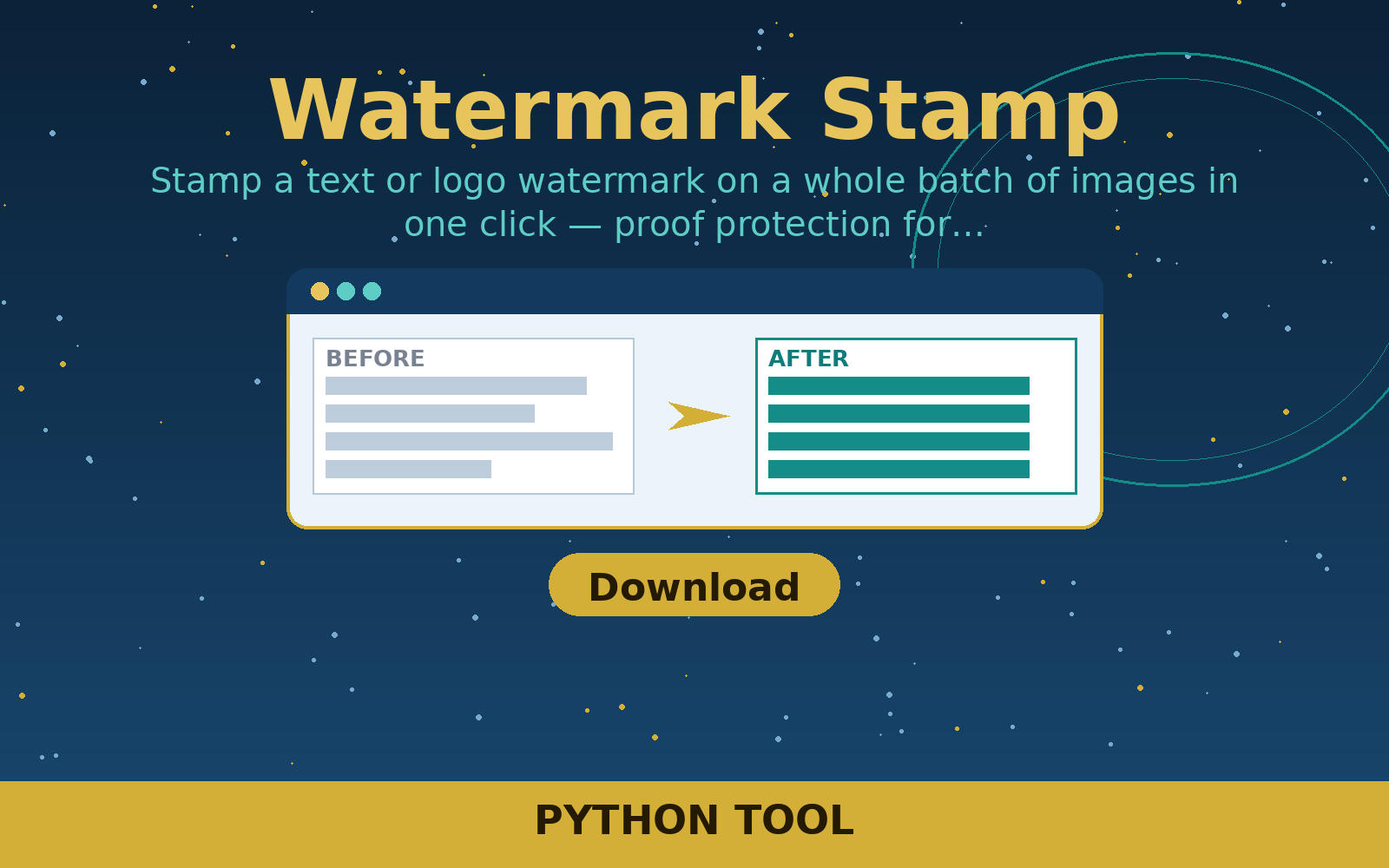 Free Watermark Stamp (Python Tool)