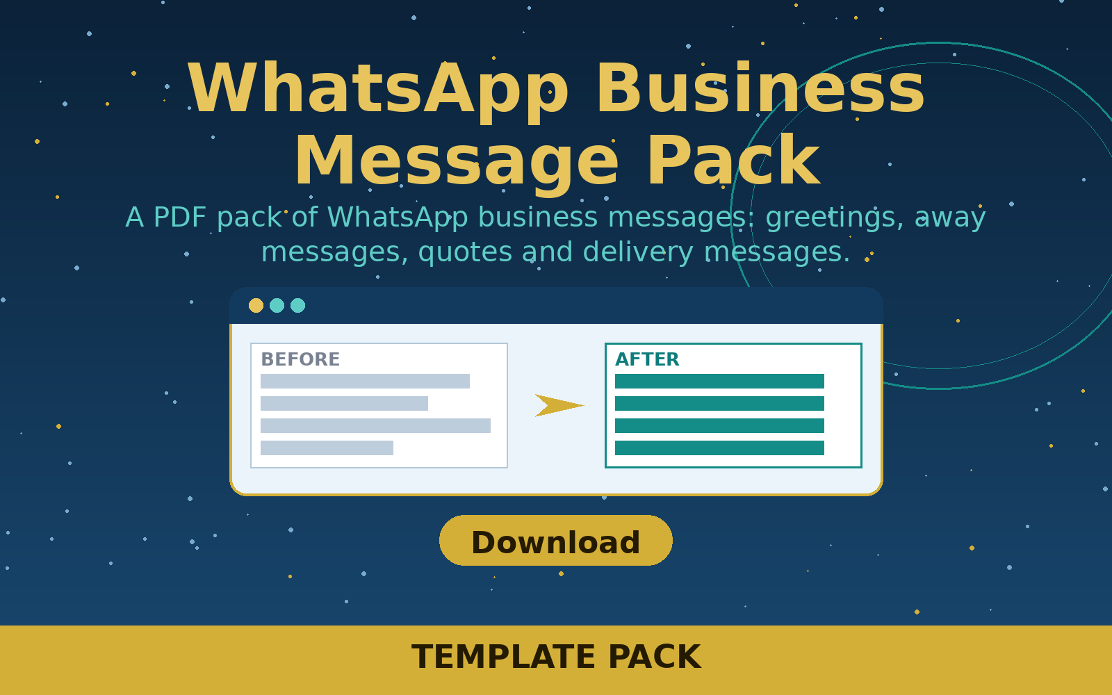 Free WhatsApp Business Message Pack (PDF)